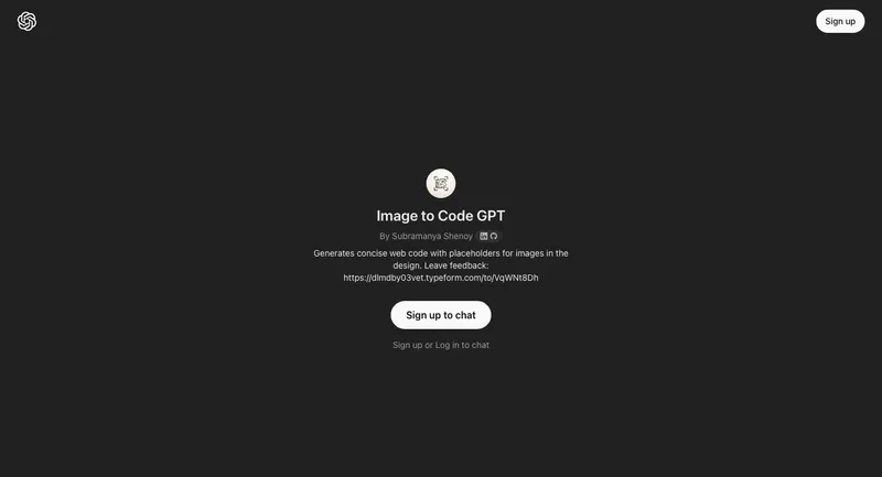 Image to Code GPT