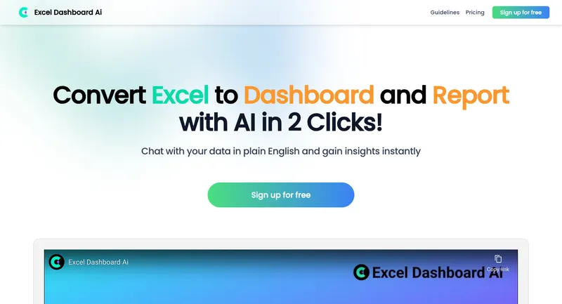 ExcelDashboard AI