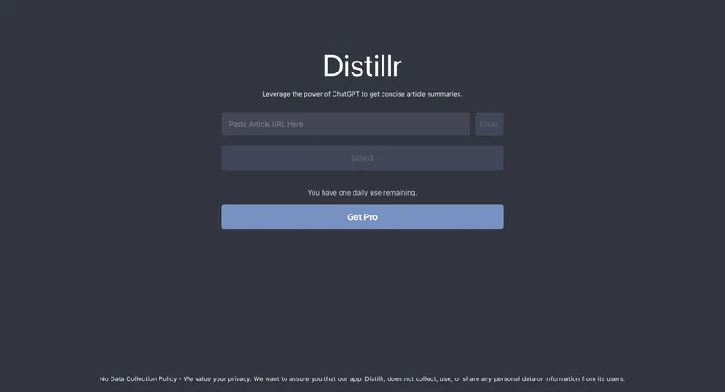 Distillr