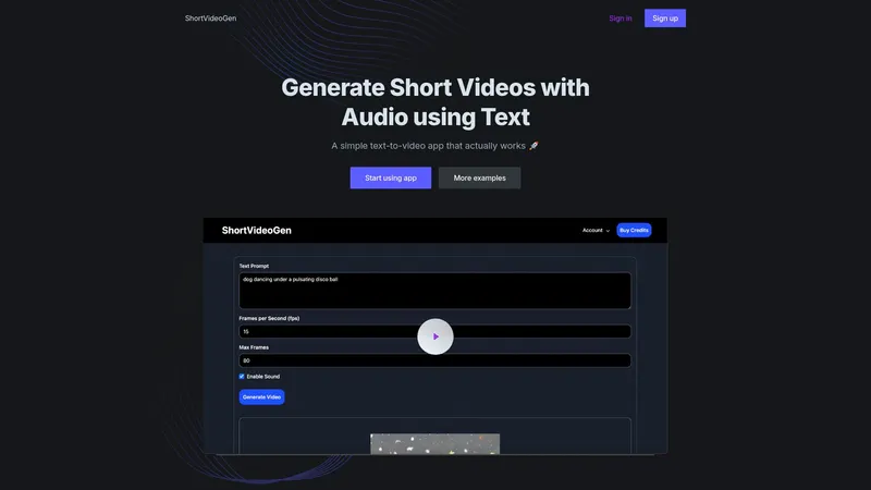ShortGen Video