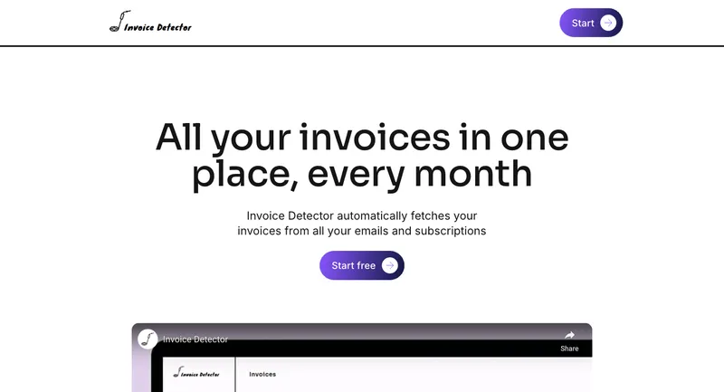 Invoice Detector