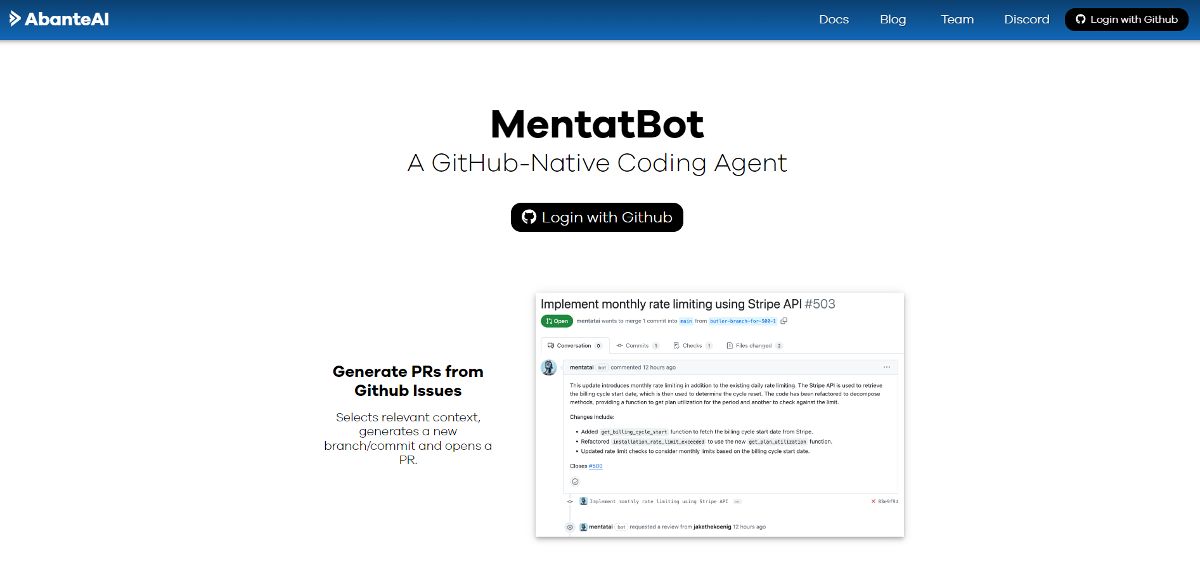 Mentat screenshot