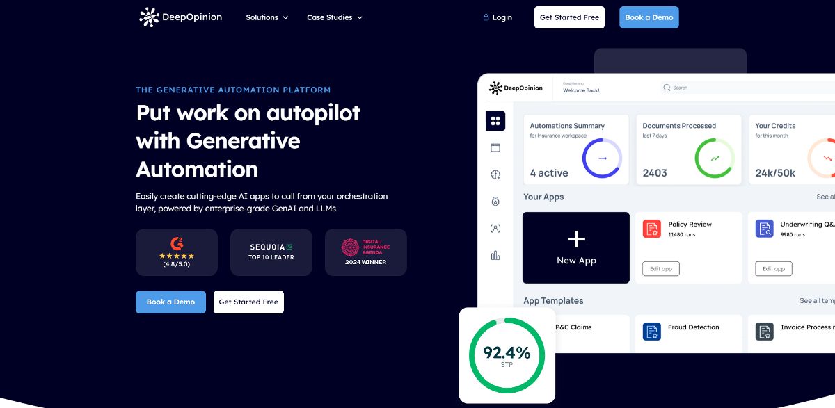 DeepOpinion screenshot