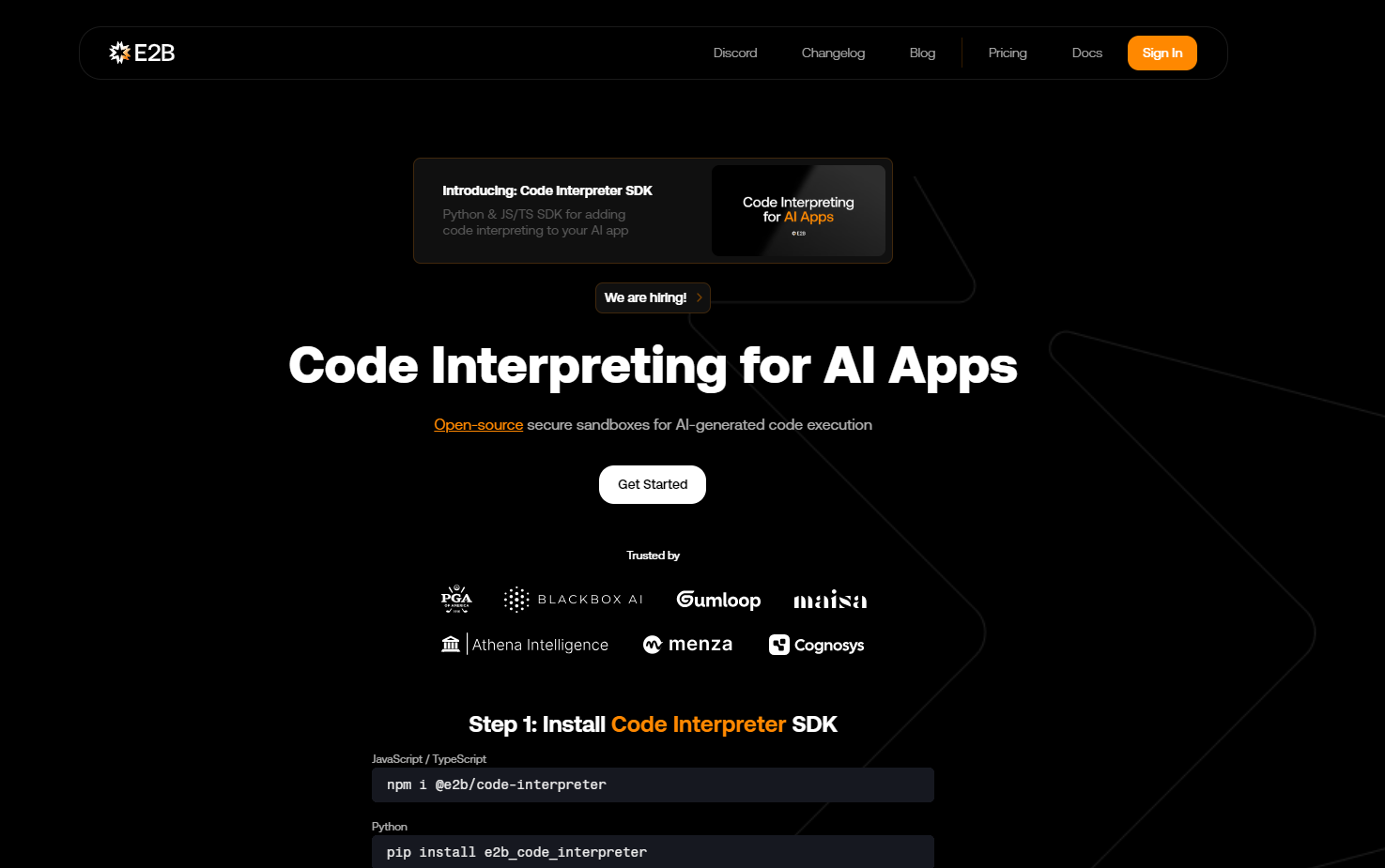 E2B screenshot