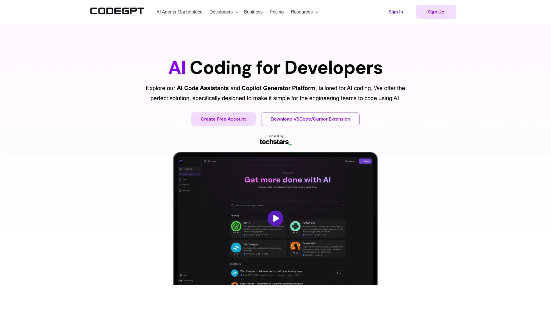 CodeGPT screenshot
