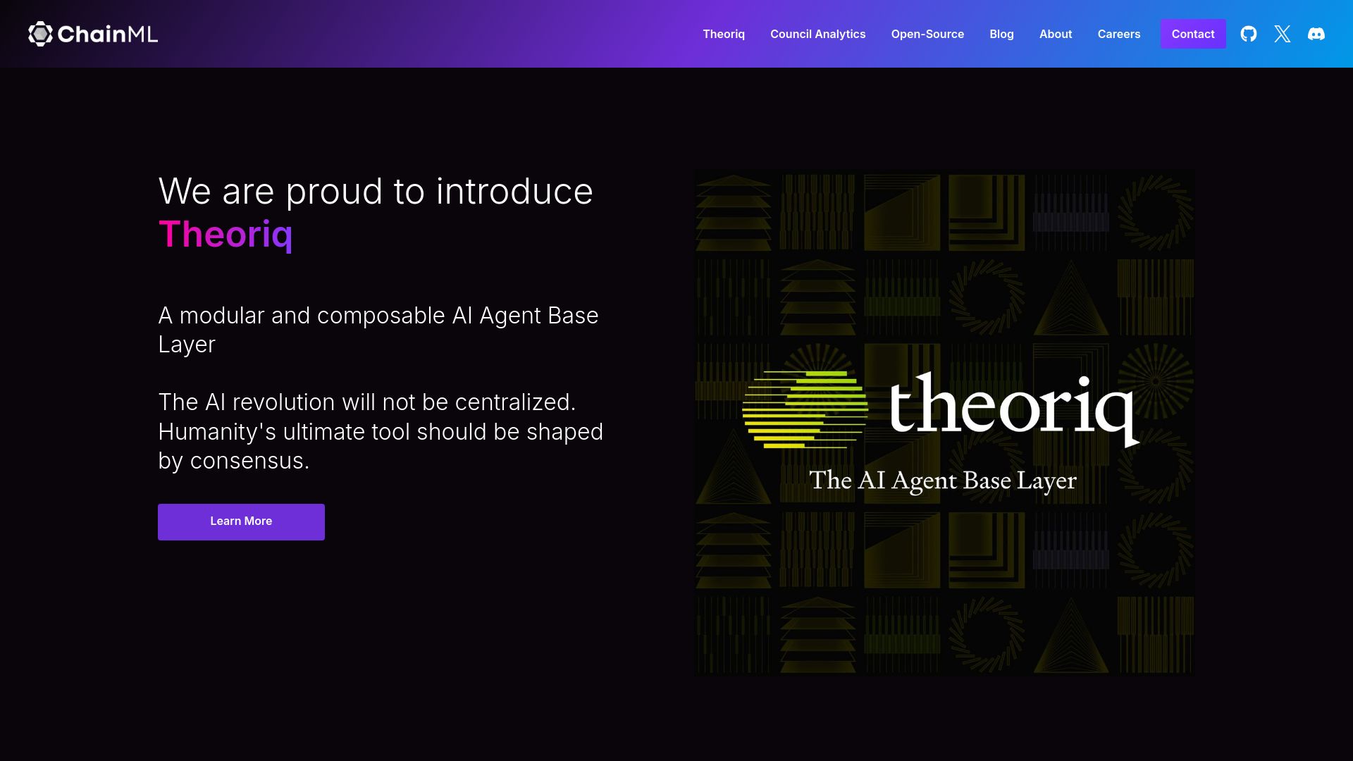 ChainML screenshot