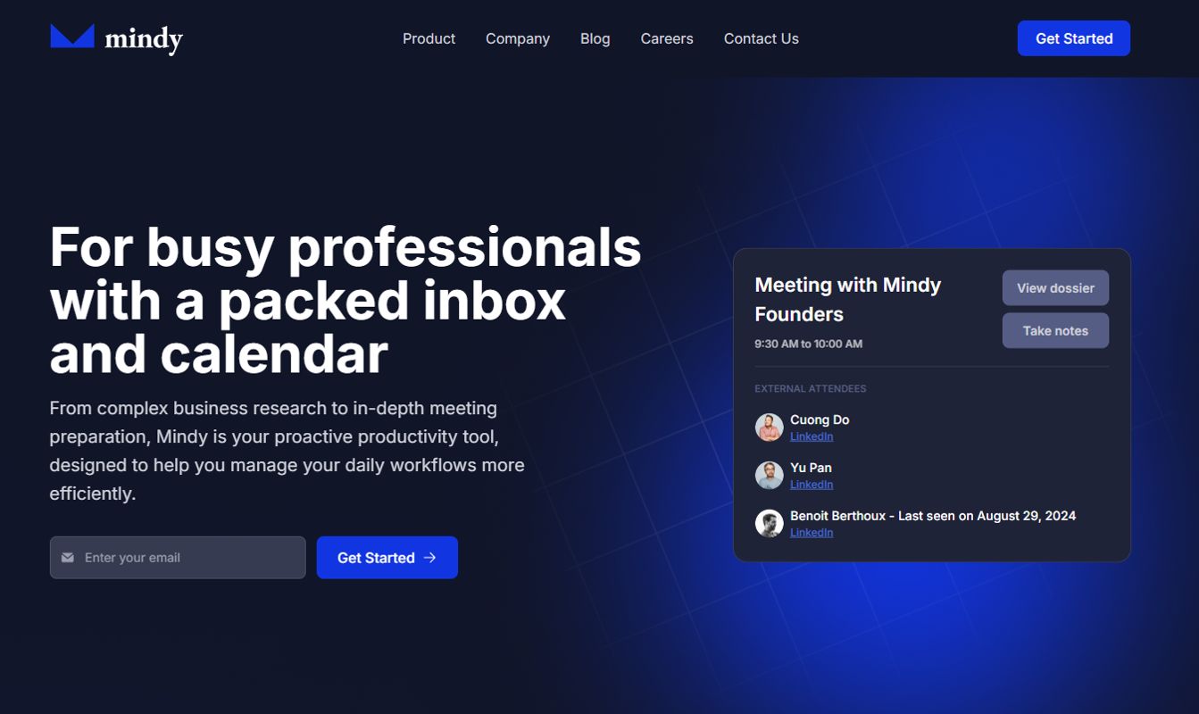 Mindy AI screenshot