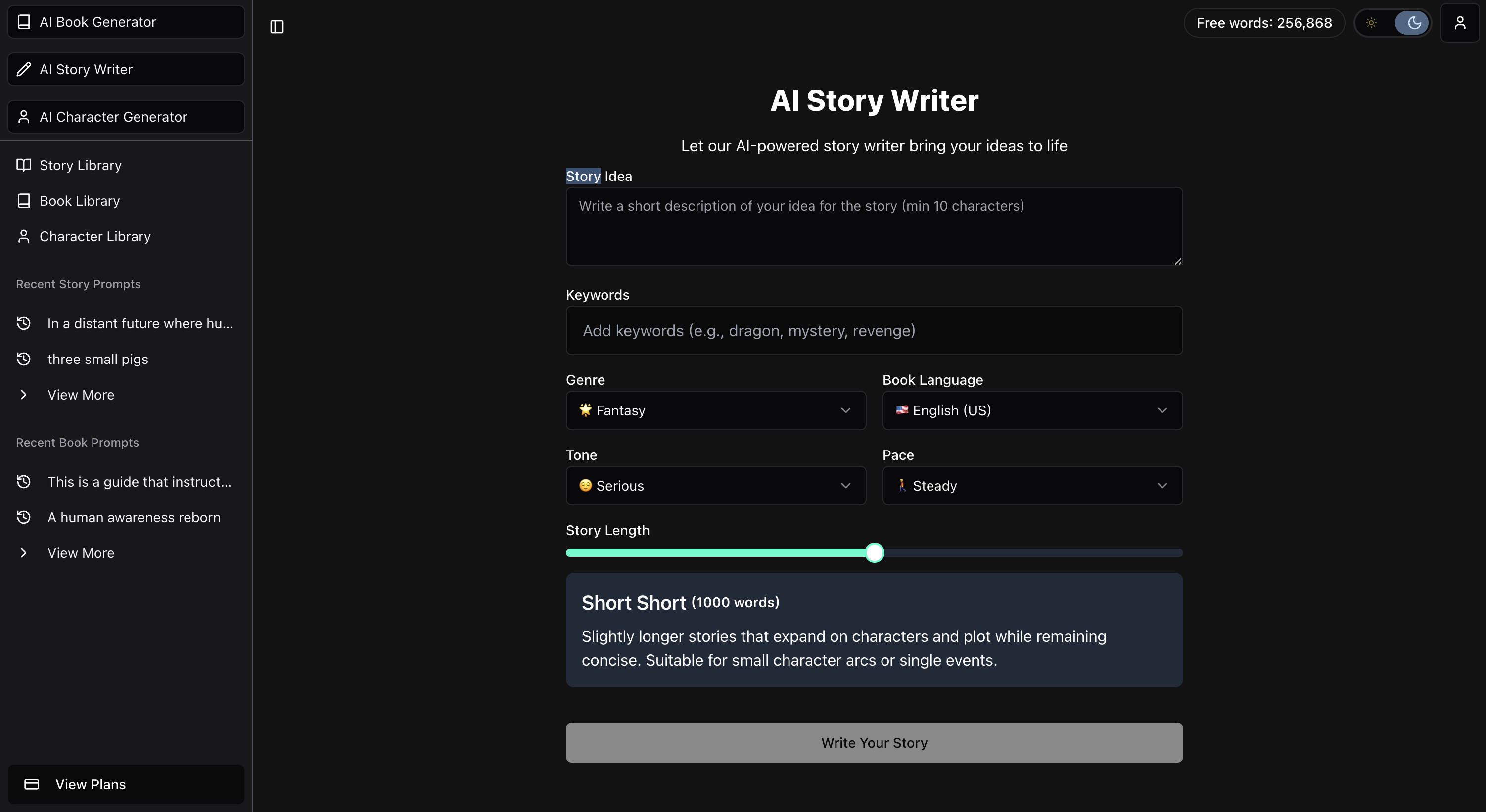 AI Story Writer