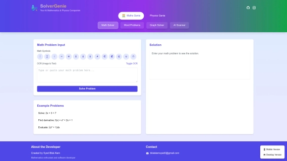 Solver Genie