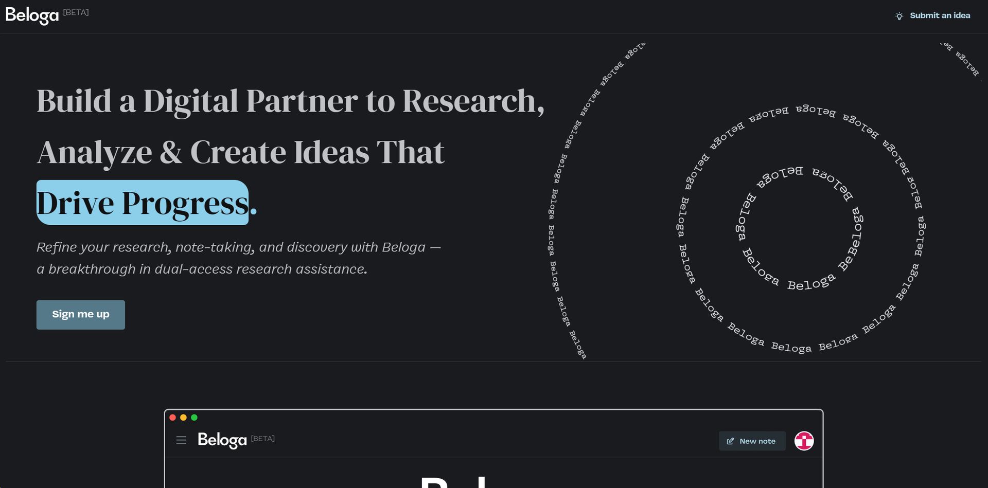 Beloga screenshot