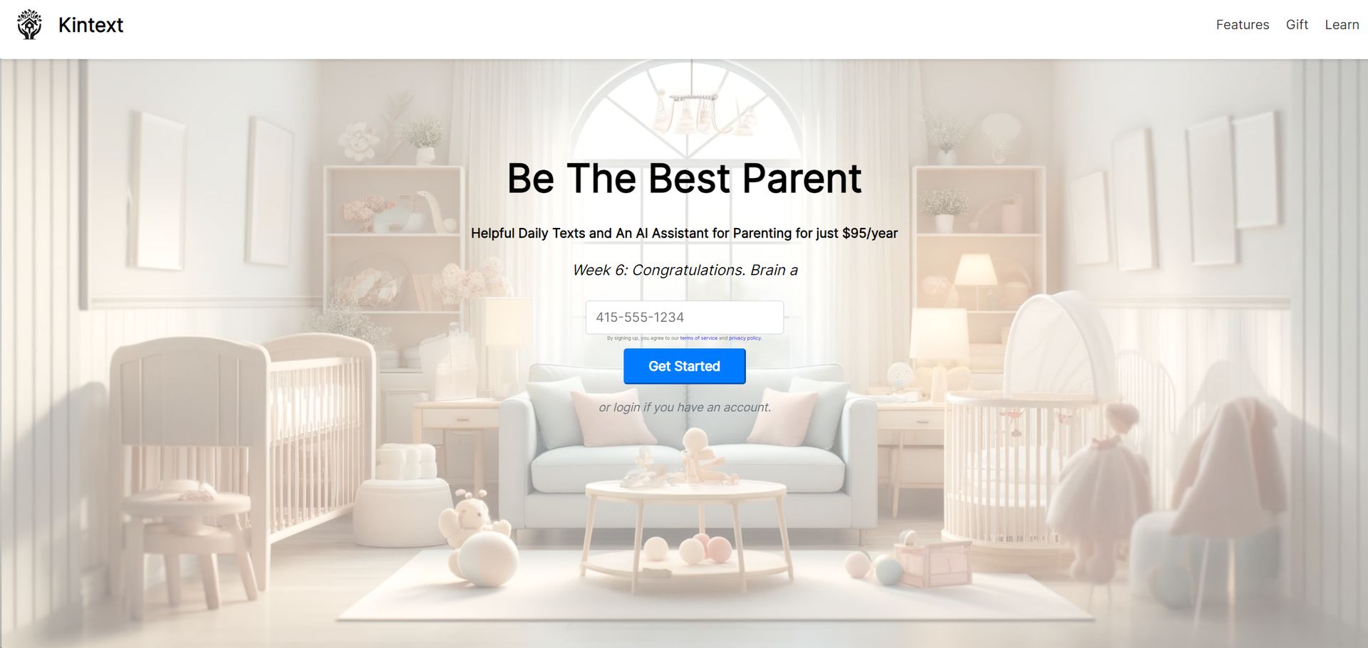 Kintext screenshot