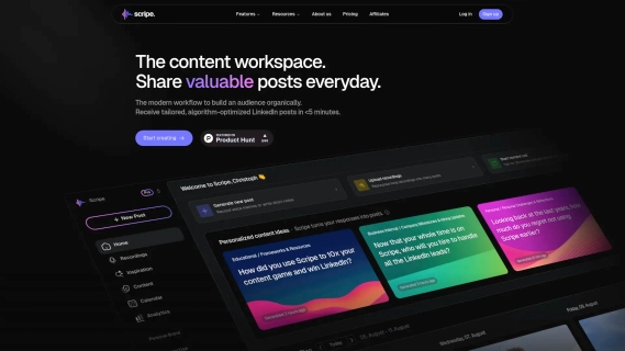 Scripe - Linkedin post scheduler