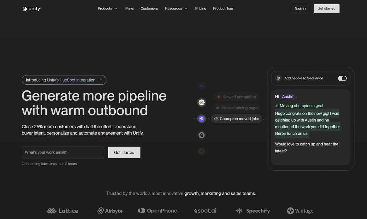 Unify screenshot