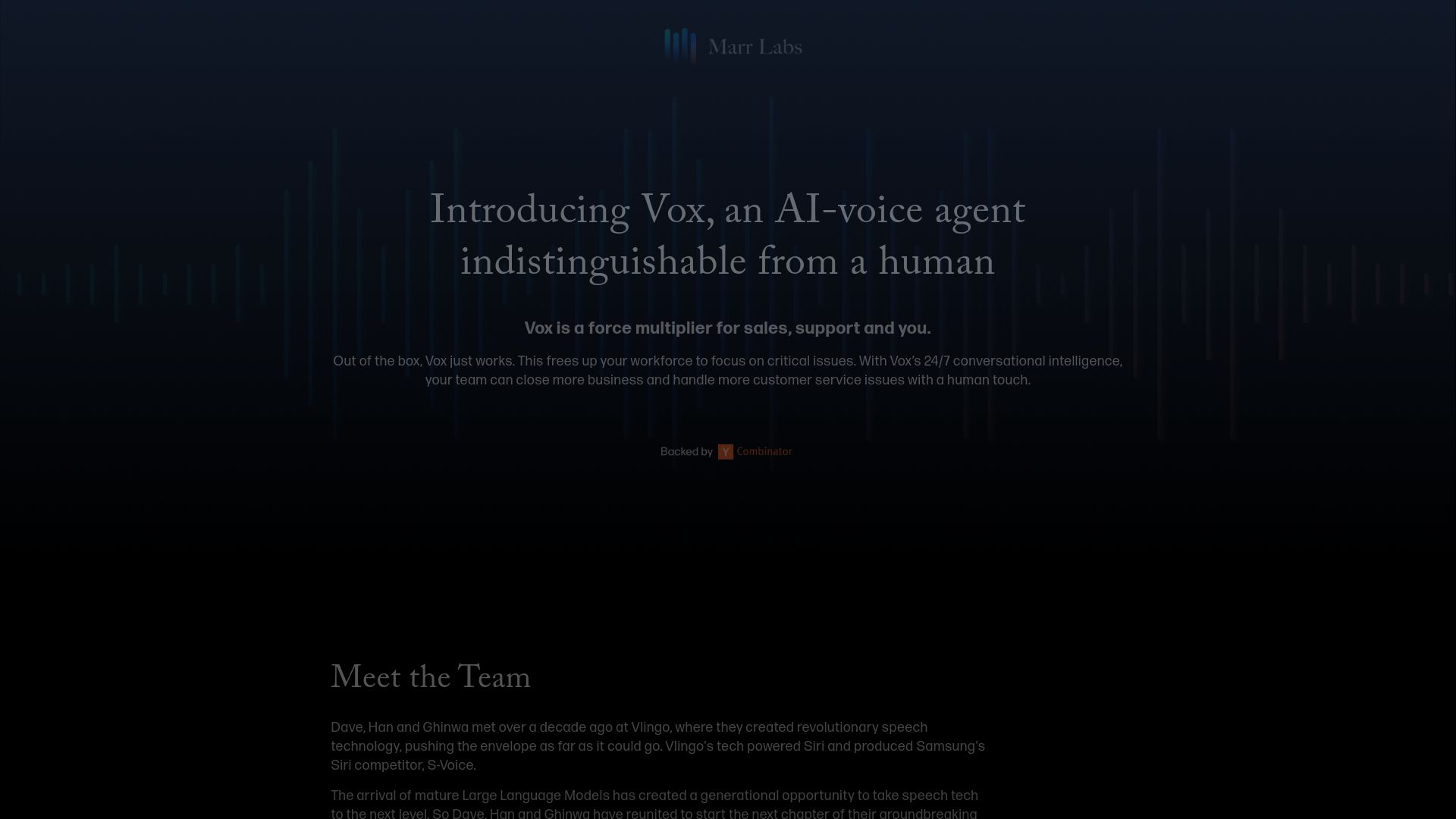 MarrLabs screenshot