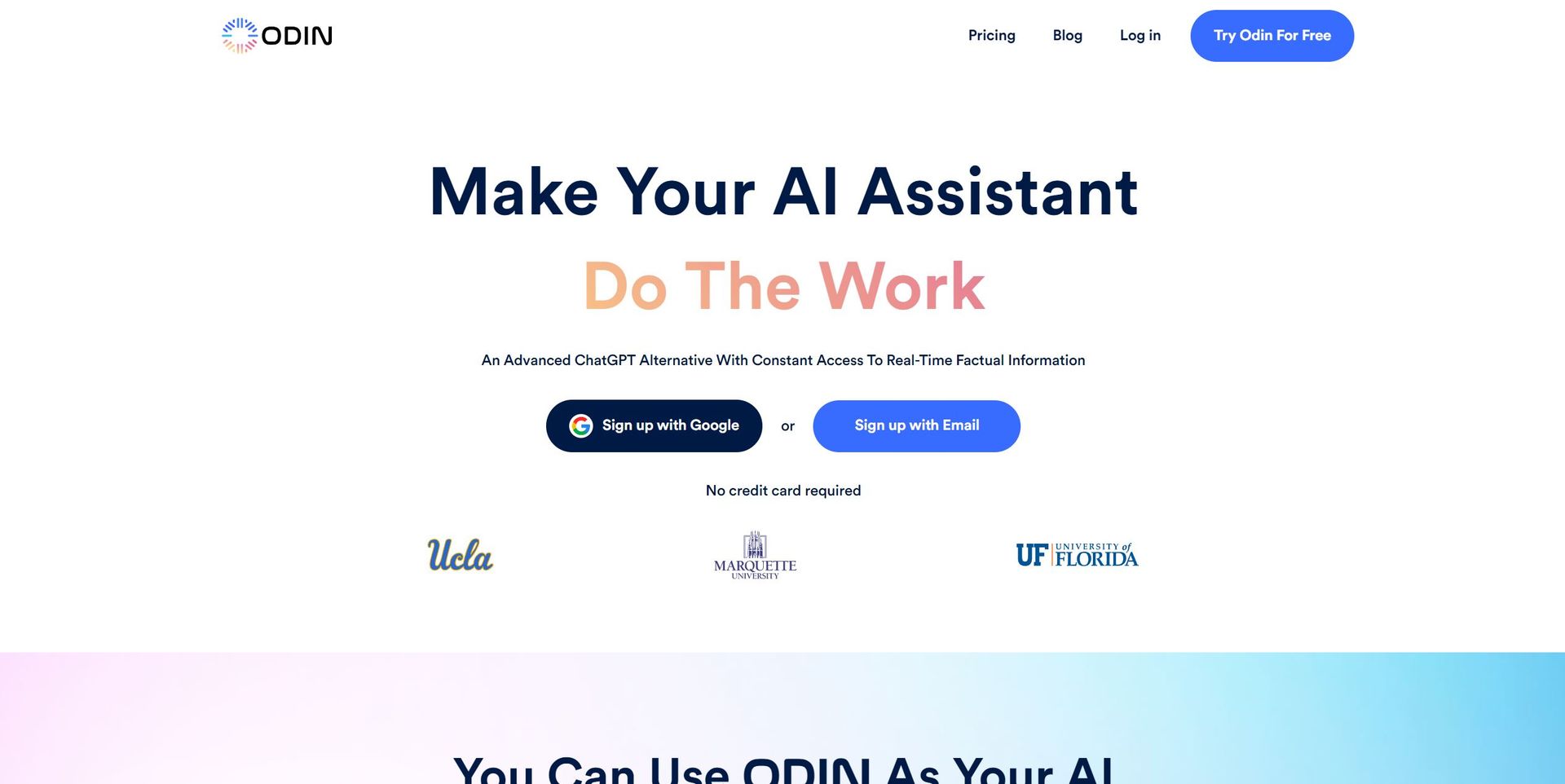 Odin AI screenshot