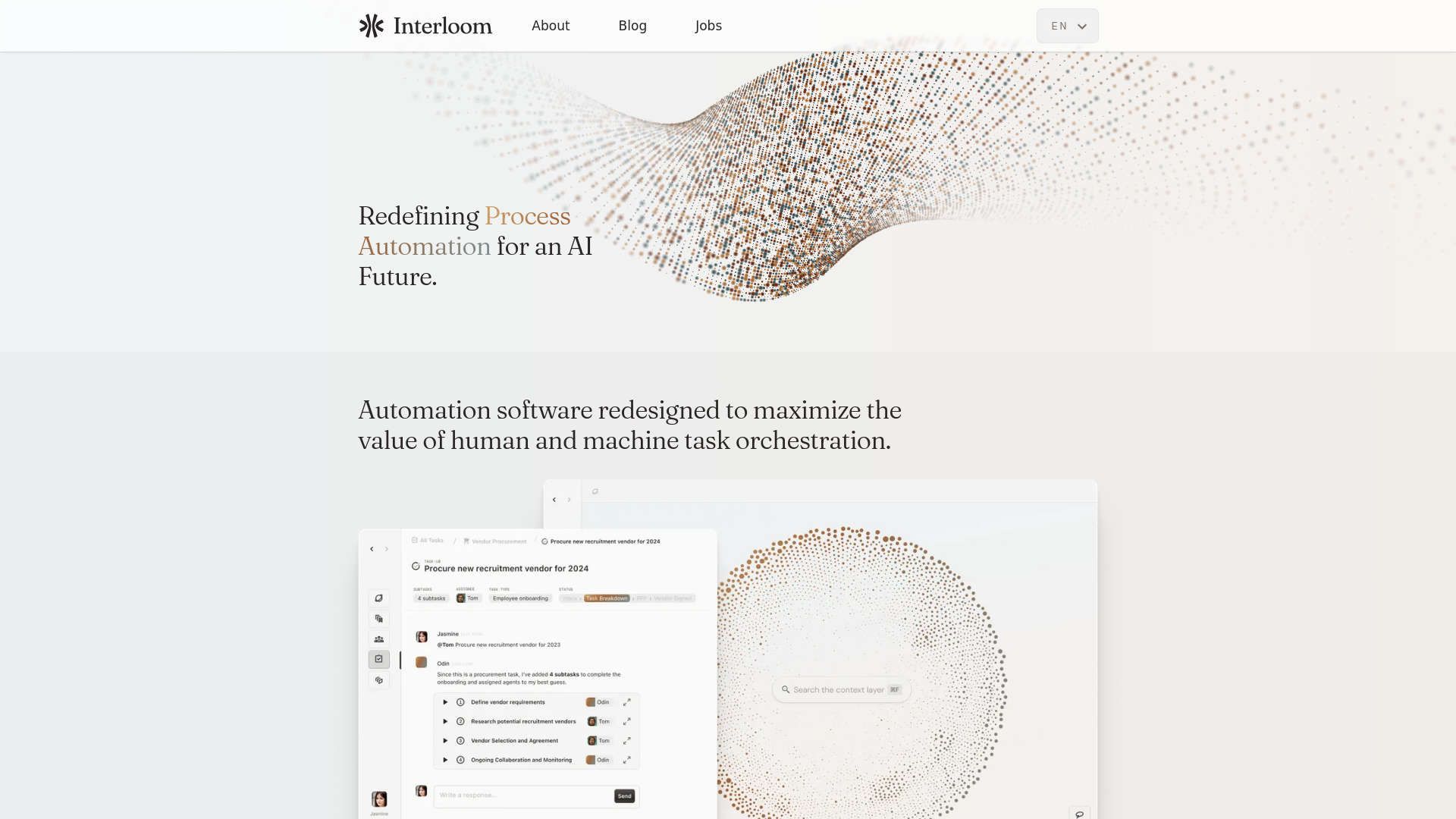 Interloom Technologies screenshot