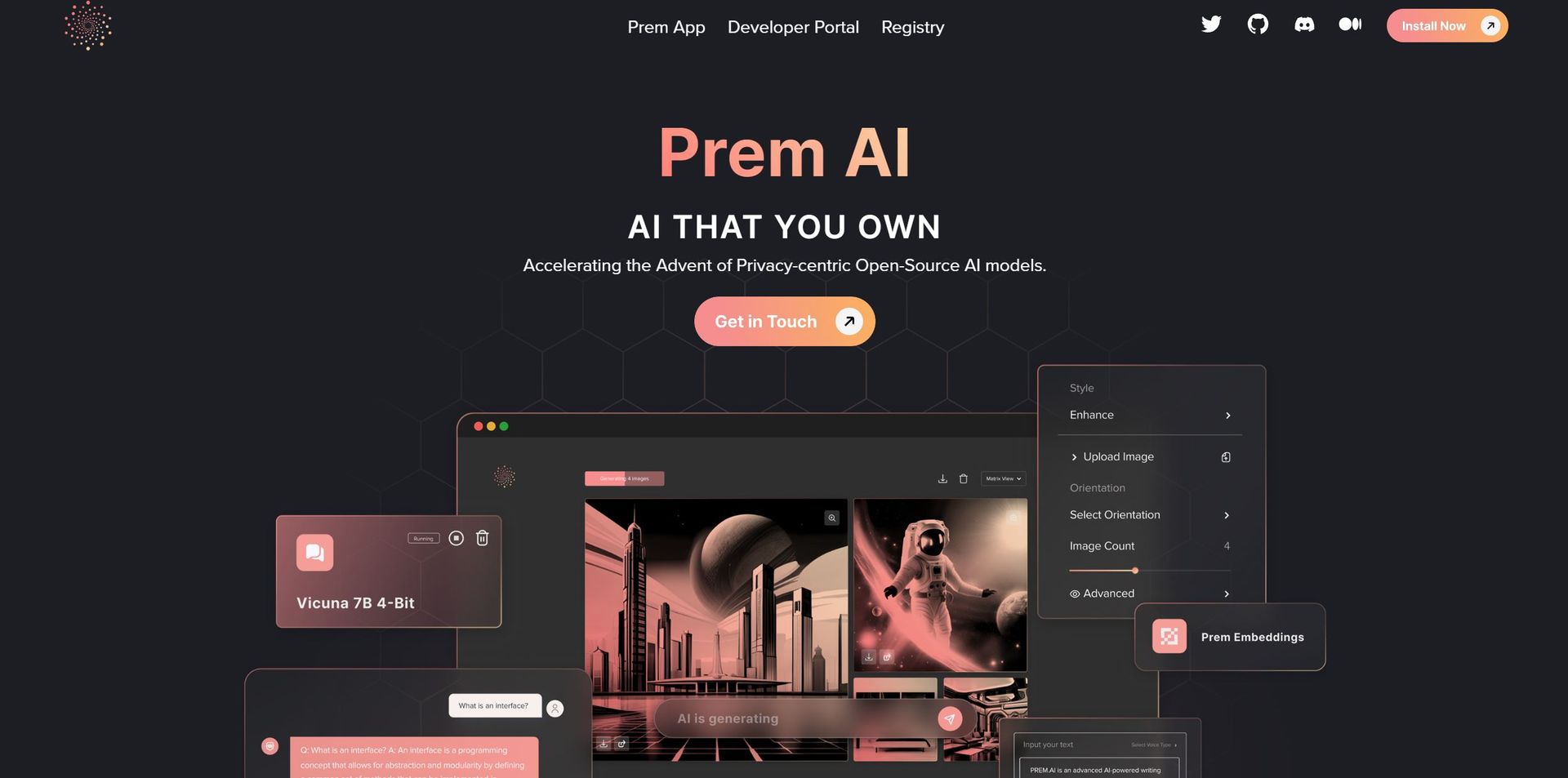 Prem screenshot