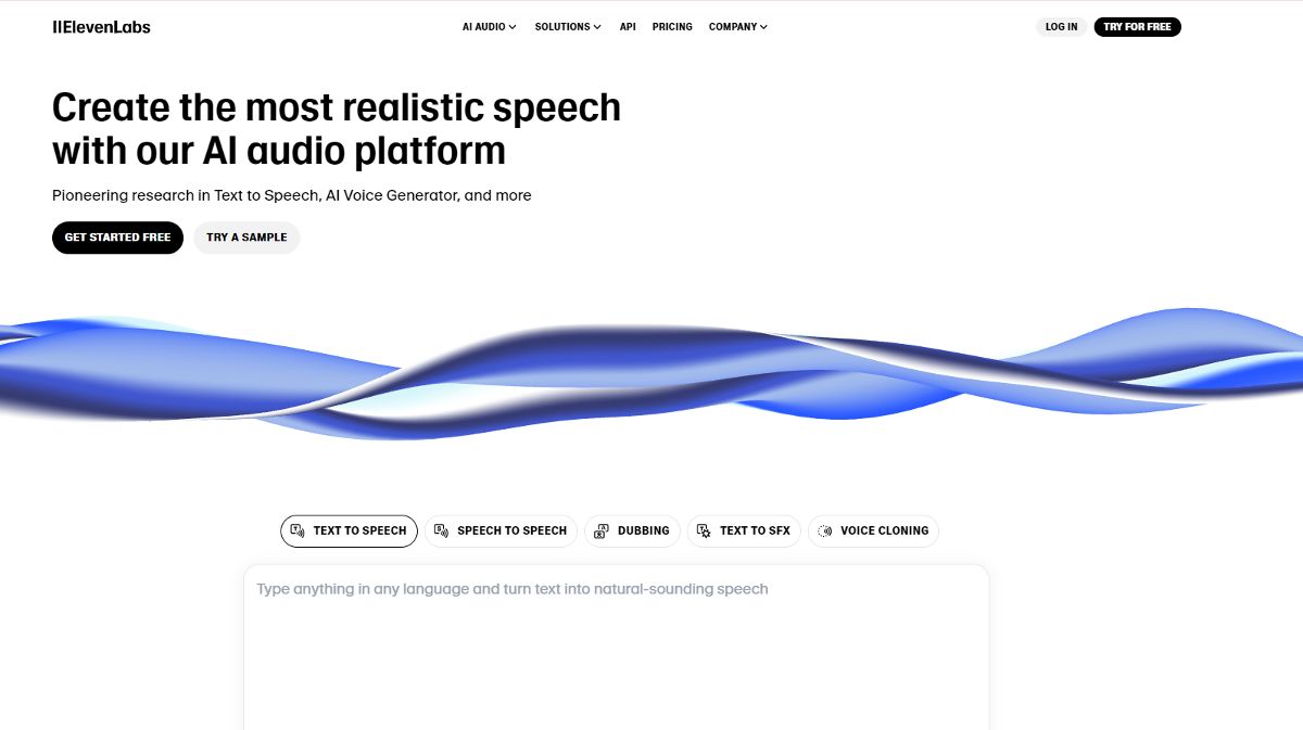 ElevenLabs screenshot