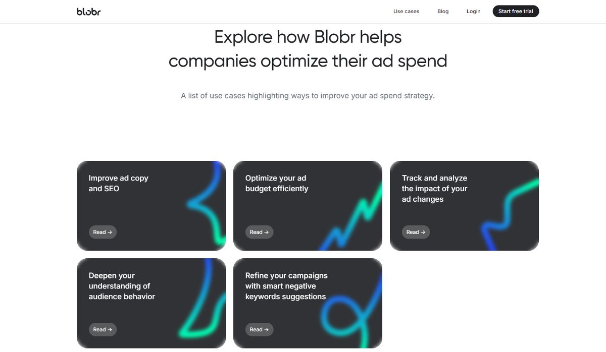 Blobr screenshot