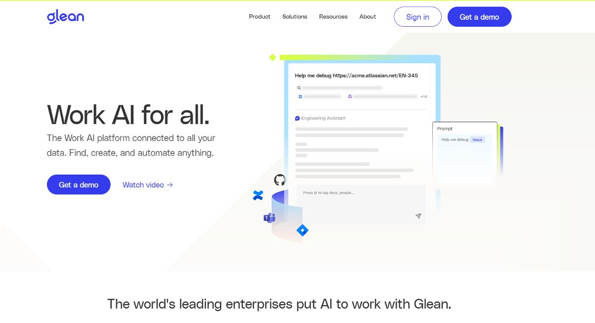 Glean screenshot