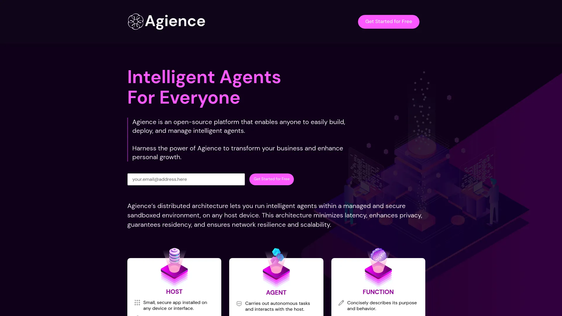 Agience screenshot