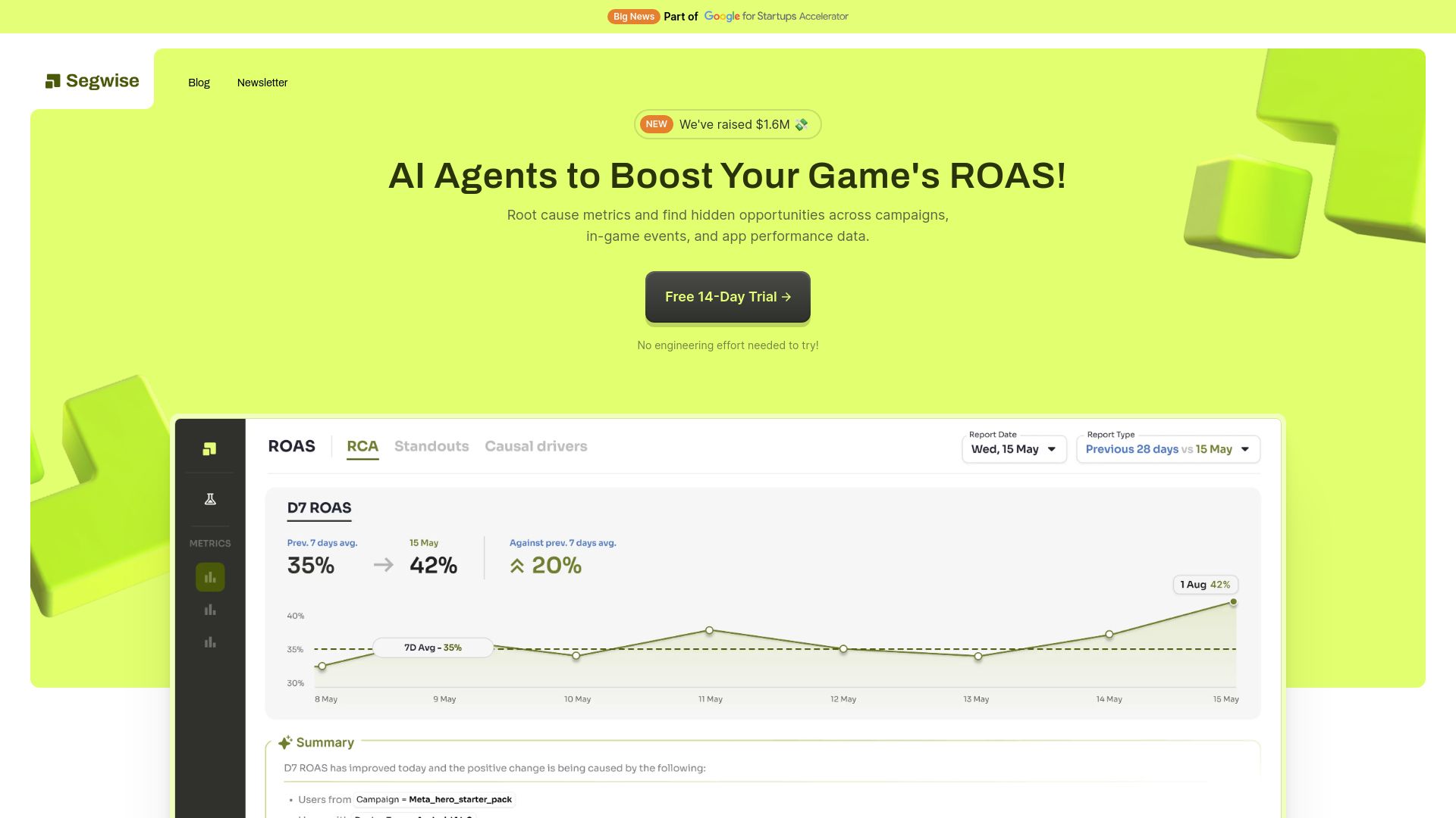 Segwise screenshot