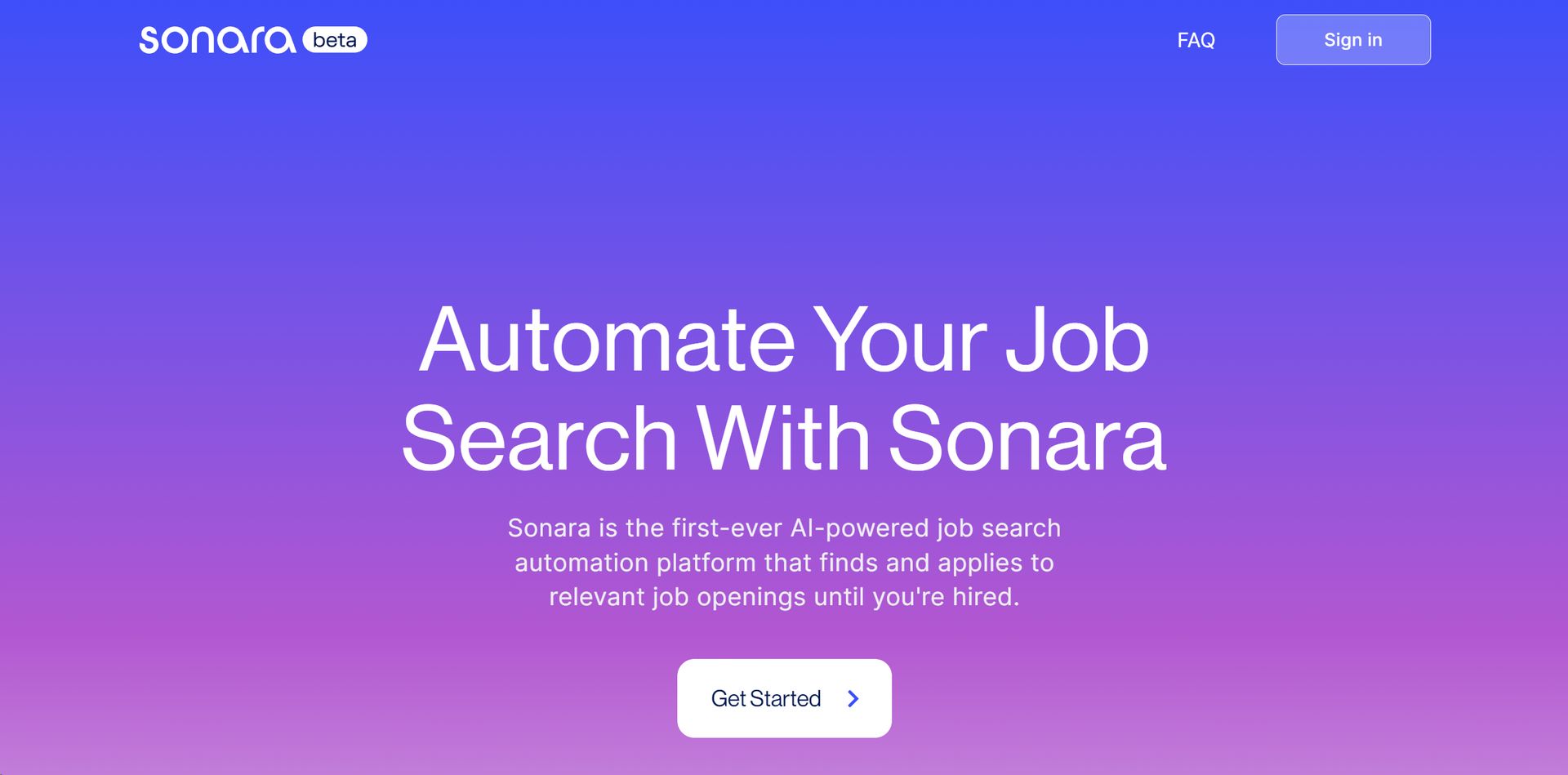 Sonara screenshot