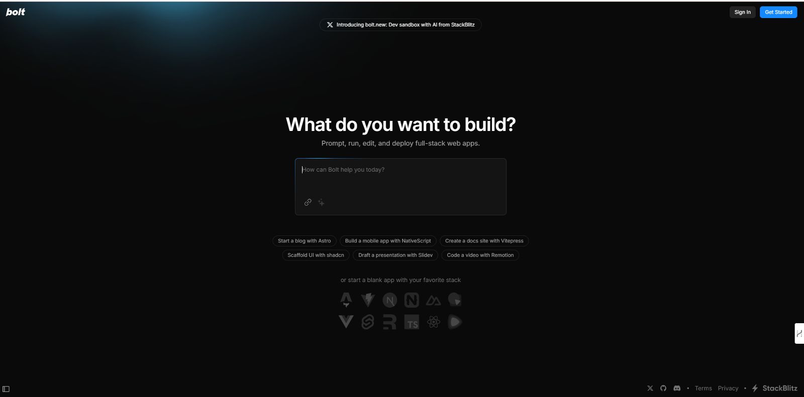 Bolt screenshot