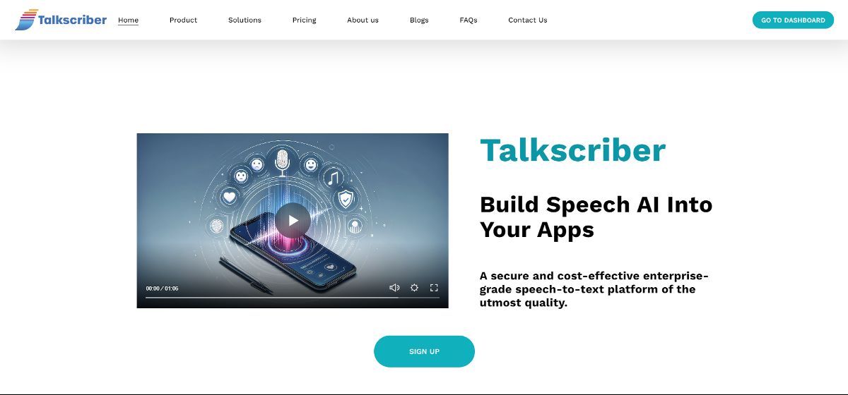 Talkscriber screenshot