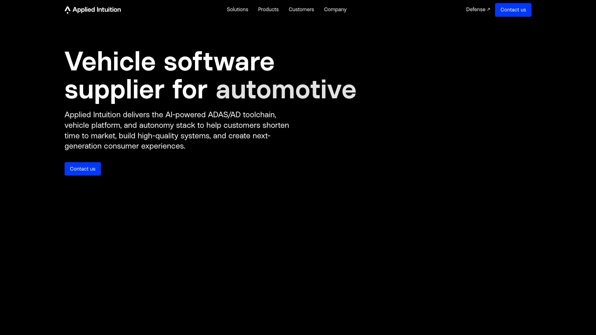 Applied Intuition screenshot