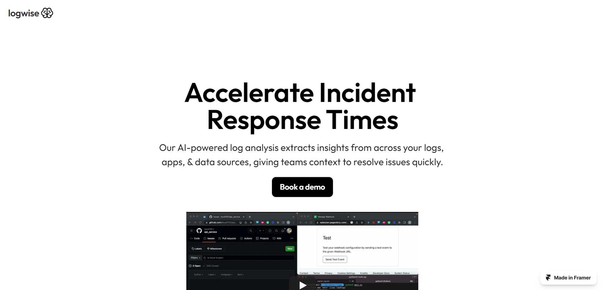 Logwise screenshot