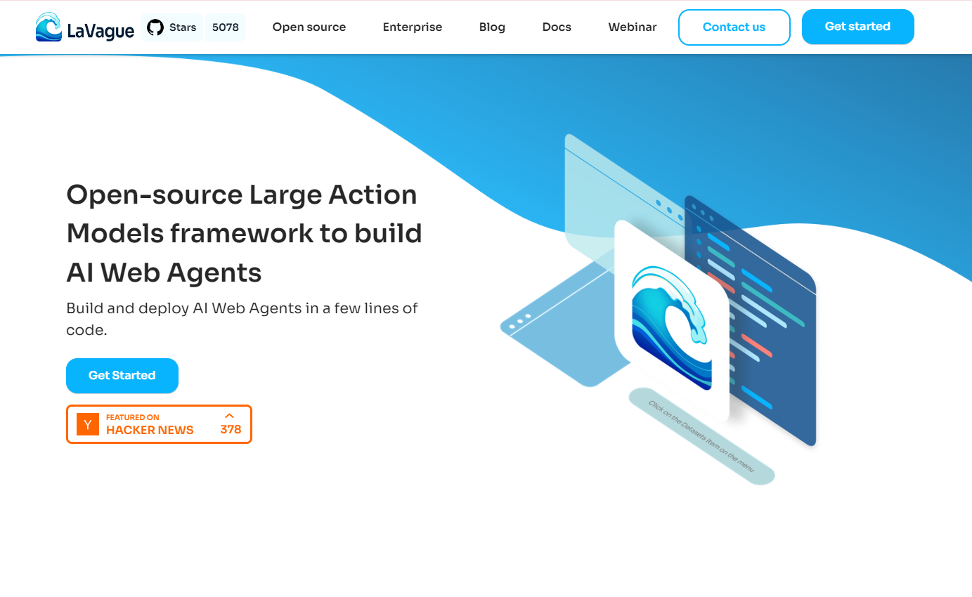 LaVague screenshot