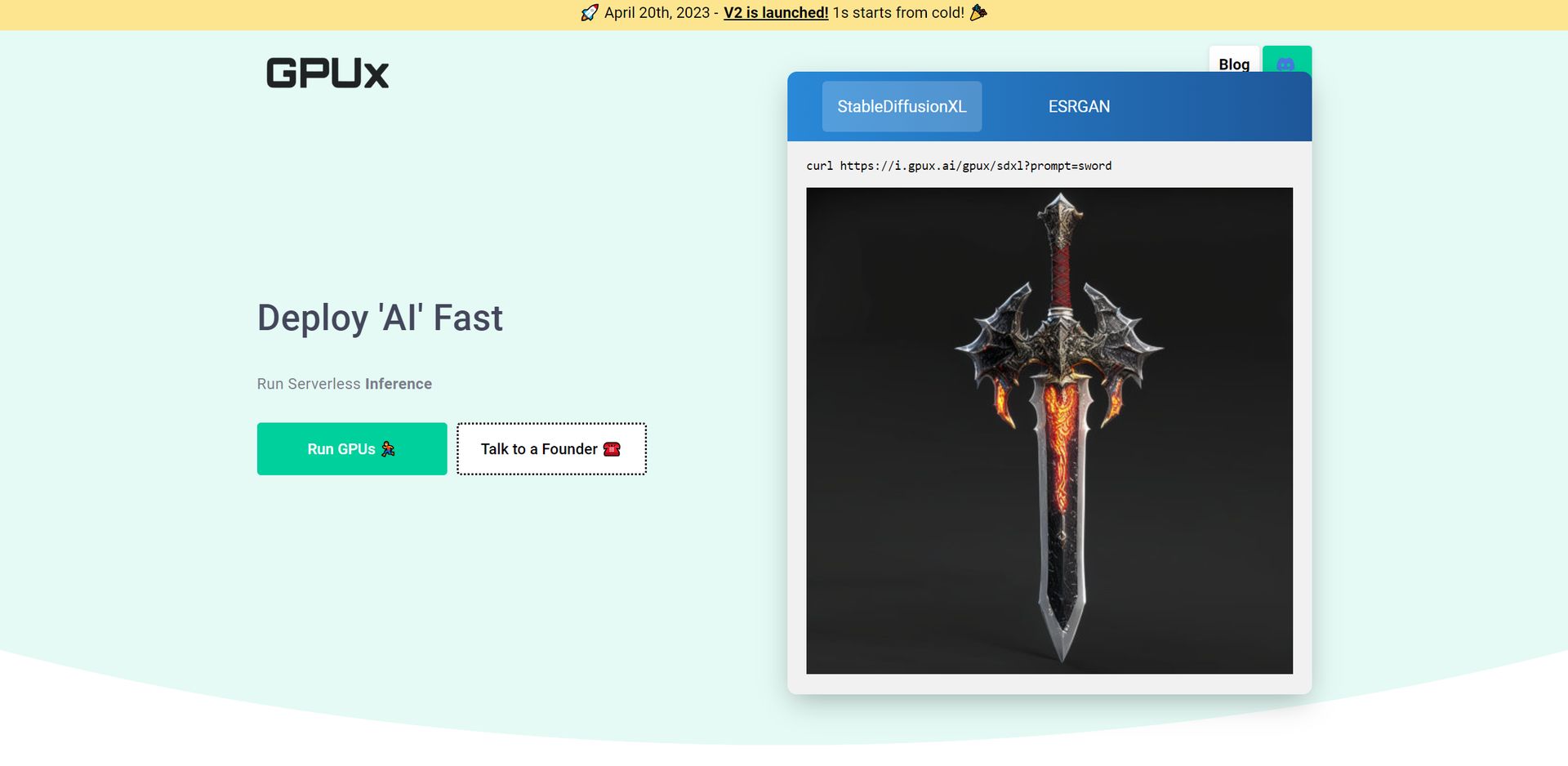 GPUX.AI screenshot